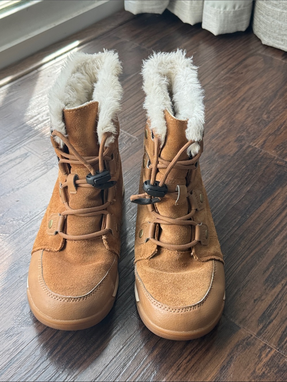 Sorel Women's Chestnut Faux-Fur Lined Winter Boots